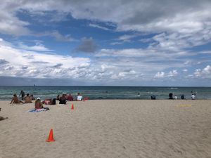 とりあえずビーチへ
マイアミビーチ🏖️