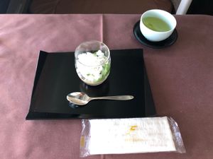 台の物
お腹いっぱい
デザートは氷シャリシャリでサッパリ