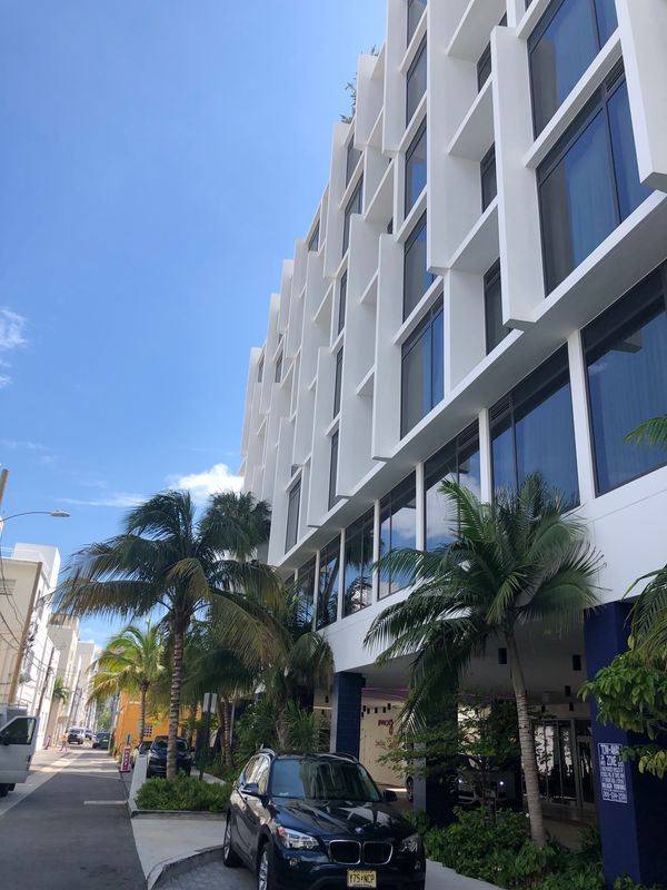 アメリカ(米国)・ニューヨーク「2022.04 ORD.MIA.JFK」の写真：ホテルはモクシー
ポイントで宿泊です