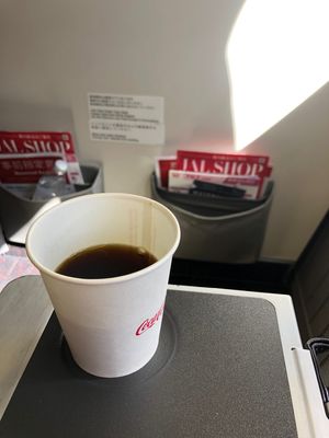 ランチタイム
エコでも美味しいね😋

食後のコーヒーを飲んでいたら、あっと...