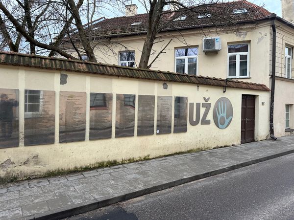 リトアニア・ヴィリニュス「バルト三国旅行　リトアニア」の写真：ウジュピス共和国