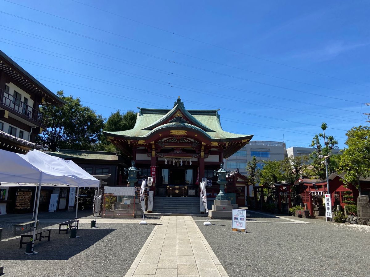 ゴジラが迫力がありとてもよかった！
羽田神社では飛行機の絵が書いてあり、と...
