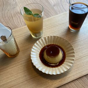 松本十帖のなかのカフェ☕️
ここのプリン、絶品♡