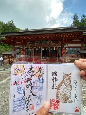 もちろん御朱印巡りも。
遠野郷八幡宮⛩️🐈‍⬛
鏑八幡神社⛩️