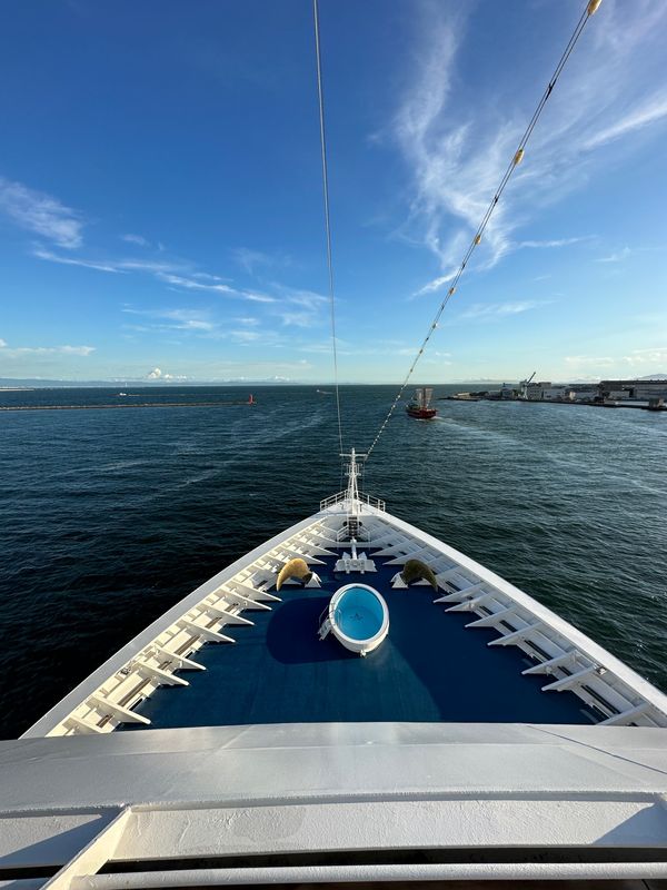 日本・高知「飛鳥II」の写真