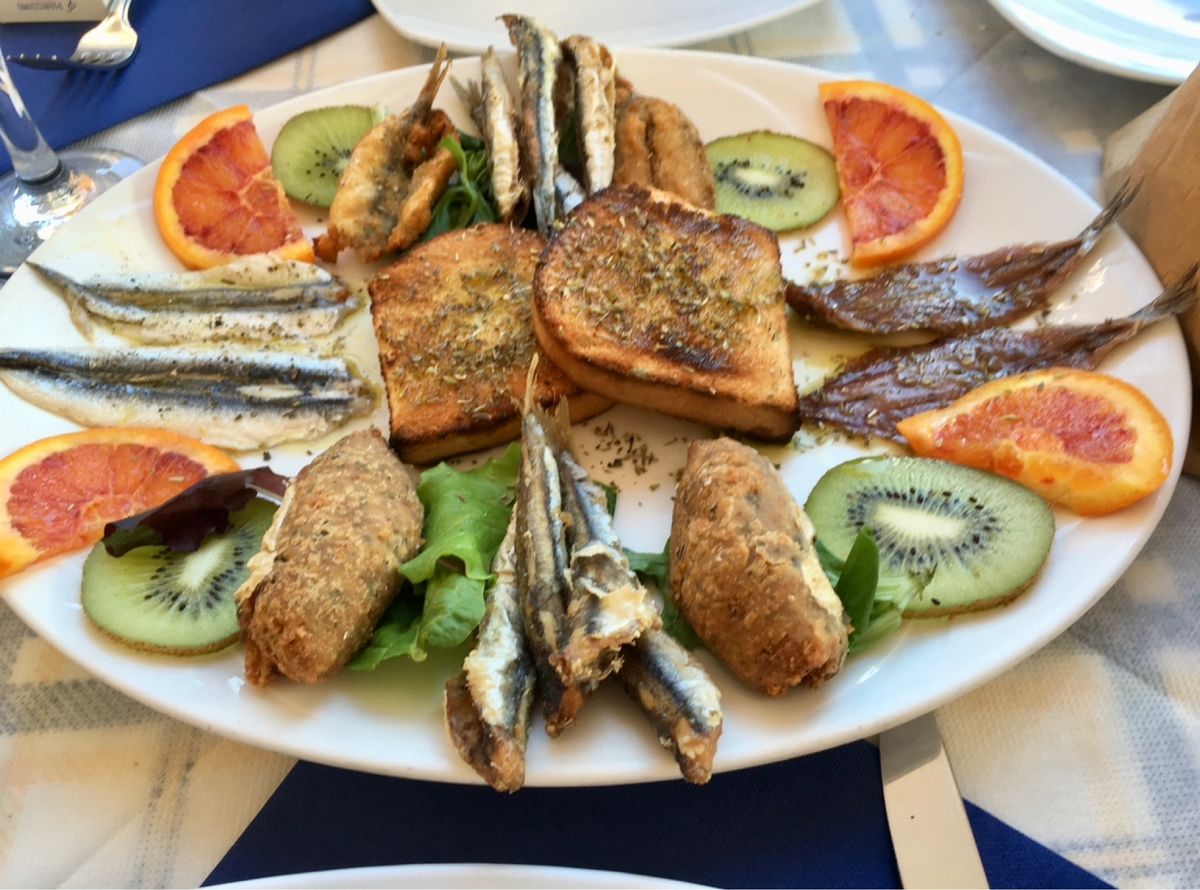 ランチはやはりシーフード