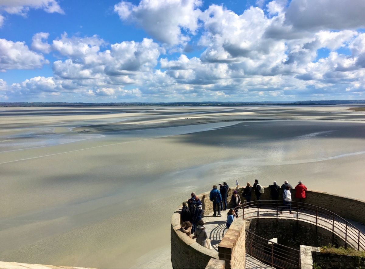 干潟のサン•マロ湾