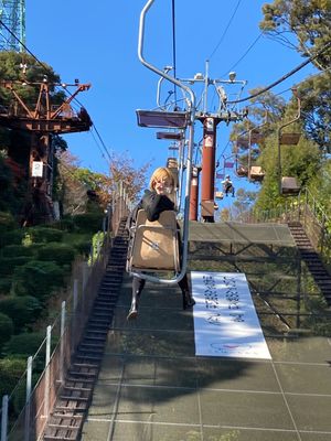 松山城🏯
リフトに乗って行きます🛗
初めてみるお城の作りでした。