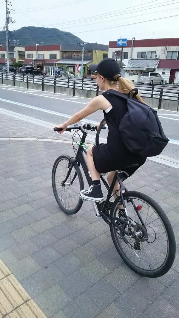 日本・厳島神社「しまなみ街道サイクリングの旅」の写真：しまなみ街道、サイクリング。
半分くらい...