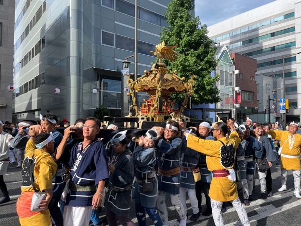 日本・群馬県「高崎草津温泉旅行」の写真：神輿渡御
