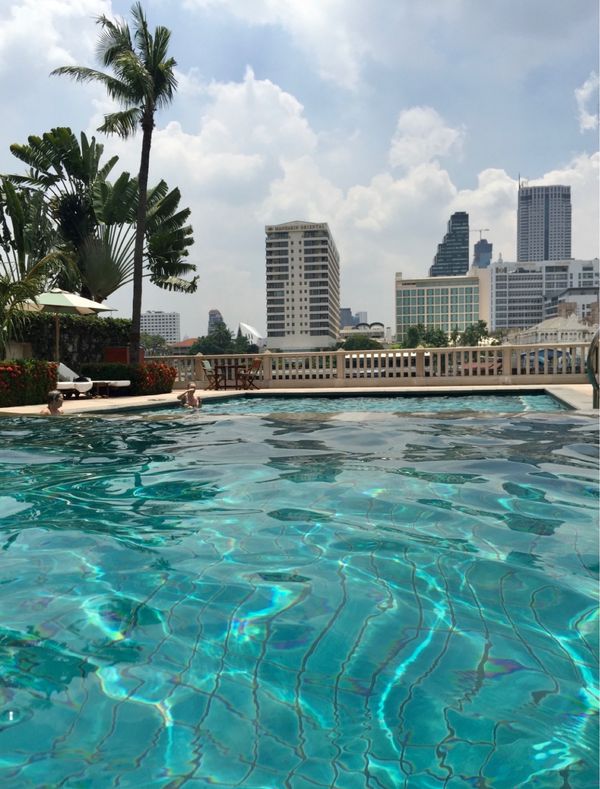 香港・跑馬地 Happy Valley「NRT ✈︎ HKG ✈︎ BKK ✈︎ HKG ✈︎ NRT」の写真：翌日はプールでまったり。

チャオプラヤ...