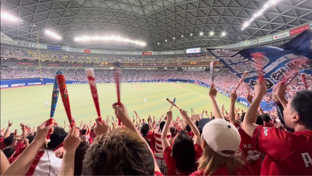 カープ応援で初バンテリンドーム。名古屋飯も堪能。