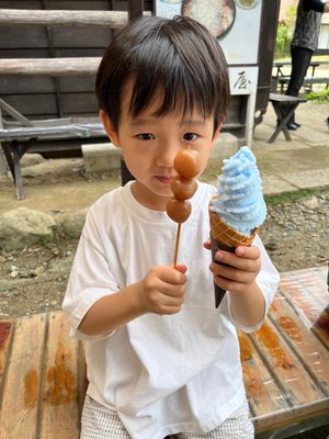 福井県の大内宿。
テレビ番組で観て行きたかった観光地。ペット同伴可。