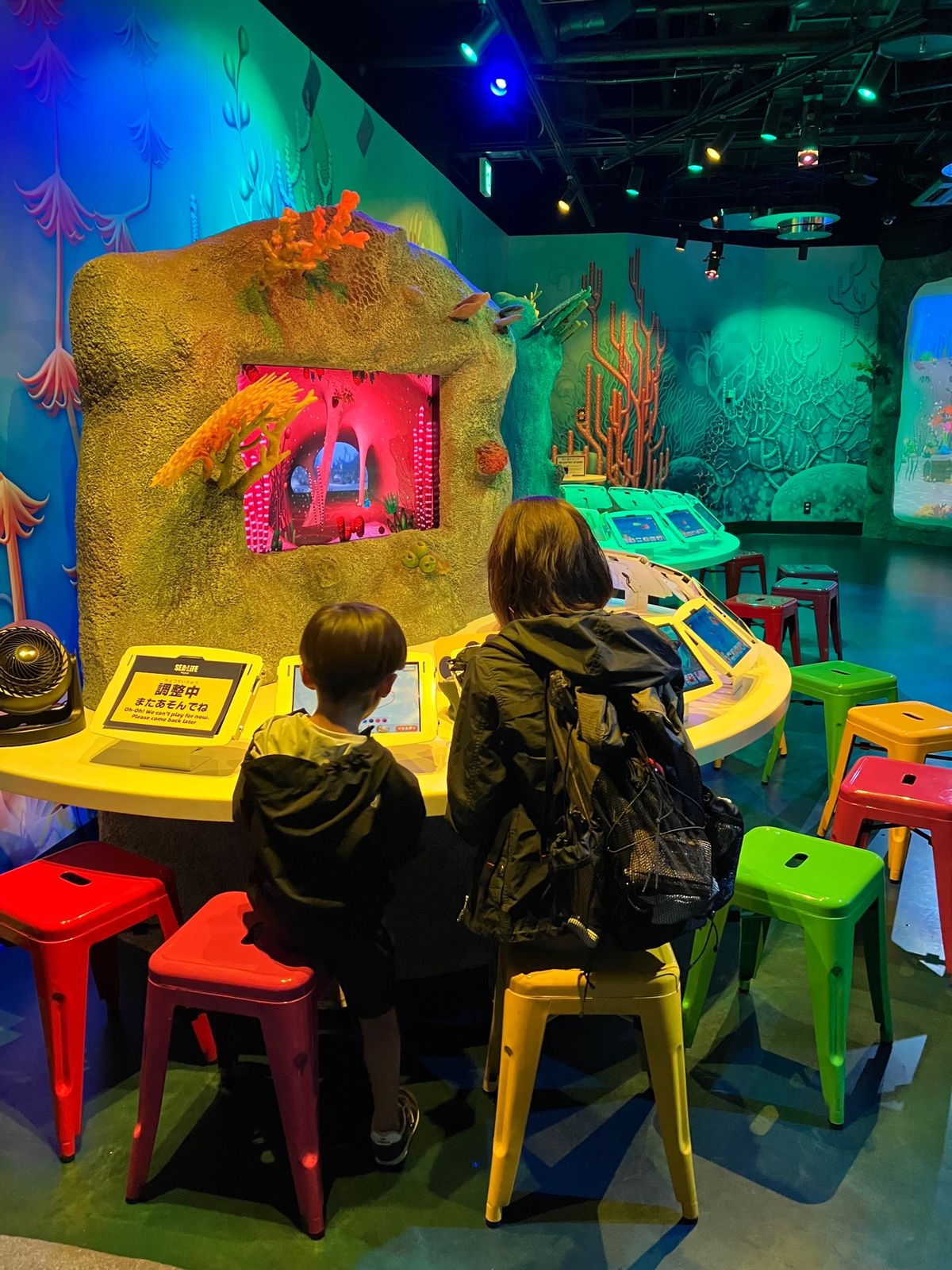 レゴランド・ジャパンの水族館。
シーライフ。
小さいけど楽しめました🐟