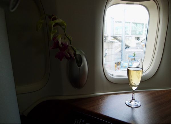 フランス「NRT ✈︎ HKG ✈︎ CDG 🚇 Bordeaux ⛐ Pauillac ⛐ Margaux 🚇 CDG ✈︎ HKG ✈︎ NRT」の写真：香港経由で成田へ。