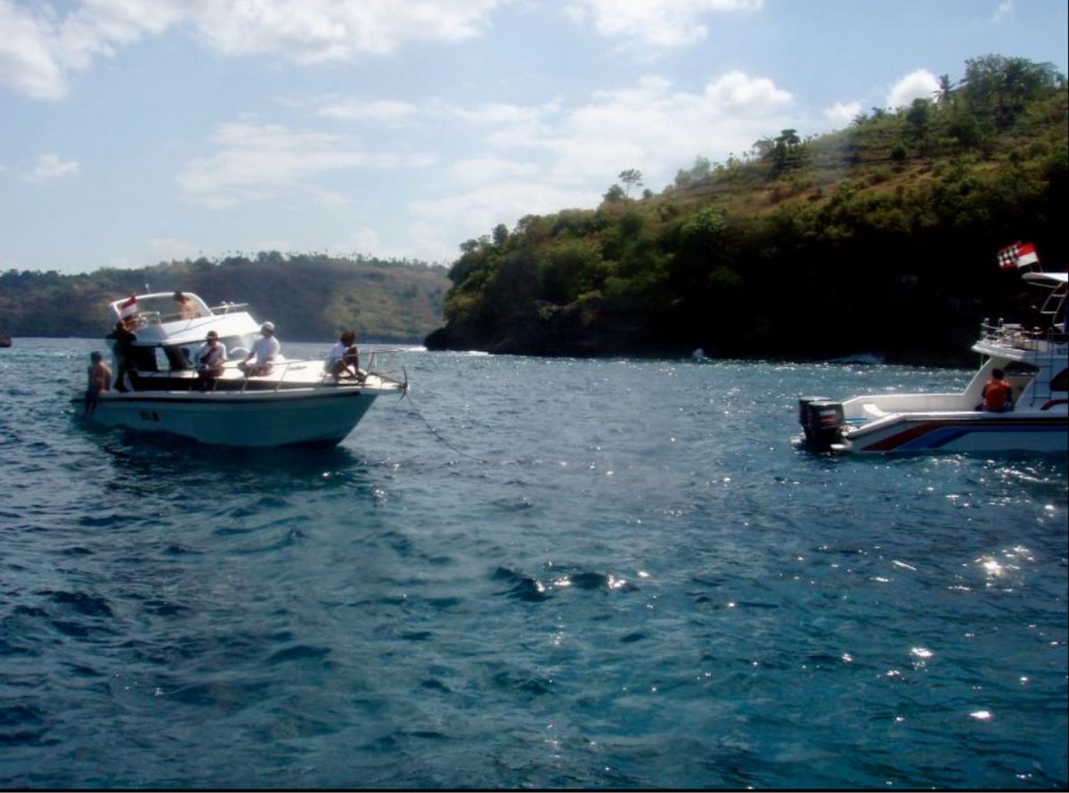 翌日はヌサペニダでマンボウを狙う。