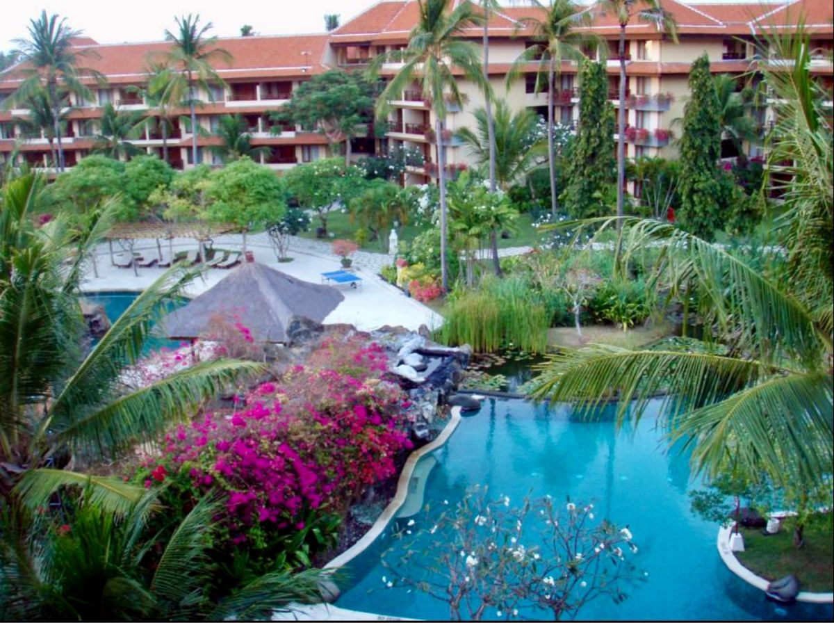 バリでの宿泊先はヌサドゥアが多いです。