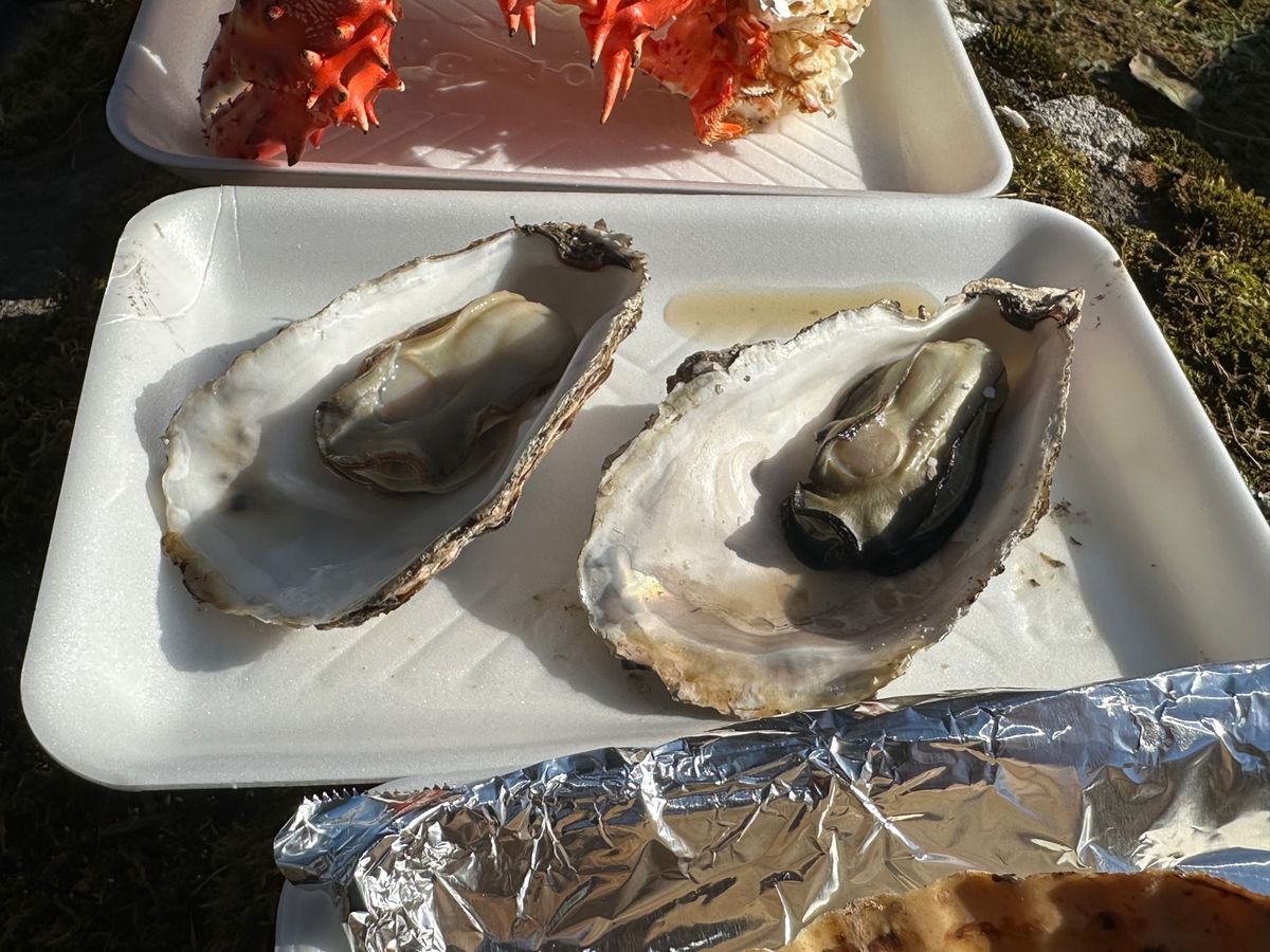 厚岸
厚岸の牡蠣祭り
羽田富士と釧路空港