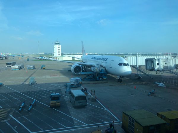 ベトナム・ホーチミンシティ「2023.09SGN放置民」の写真：乗り込みました
いつもの席の1Aに鎮座します