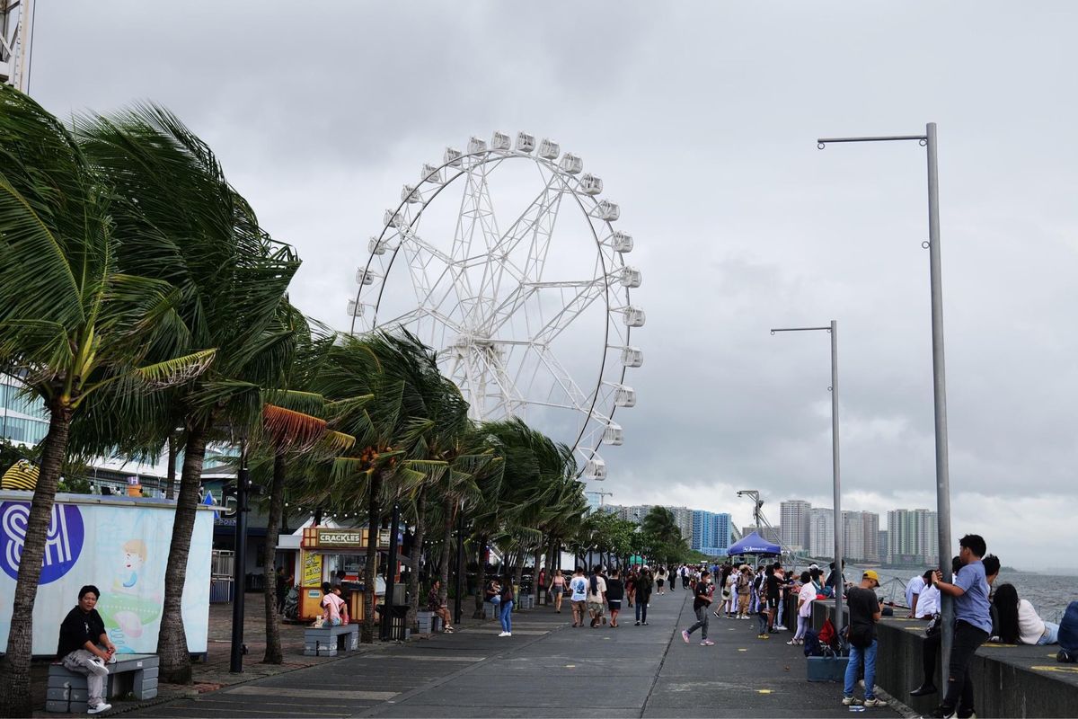マニラの海沿い
埋め立てが進んでいる