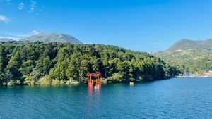 箱根ガラスの美術館ではオリジナルのグラスを作れて楽しかった☘️