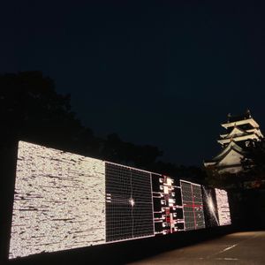 岡山城でのインスタレーション
岡山城綺麗でした🏯