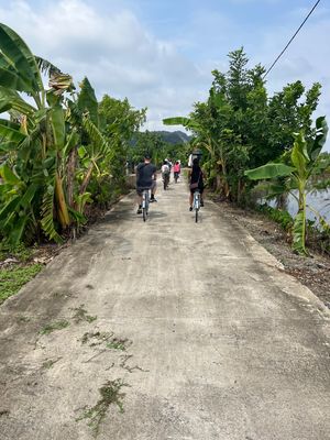 ニンビンのサイクリングツアー🚴‍♀️
チャリ乗る機会なんてないから新鮮☆
...