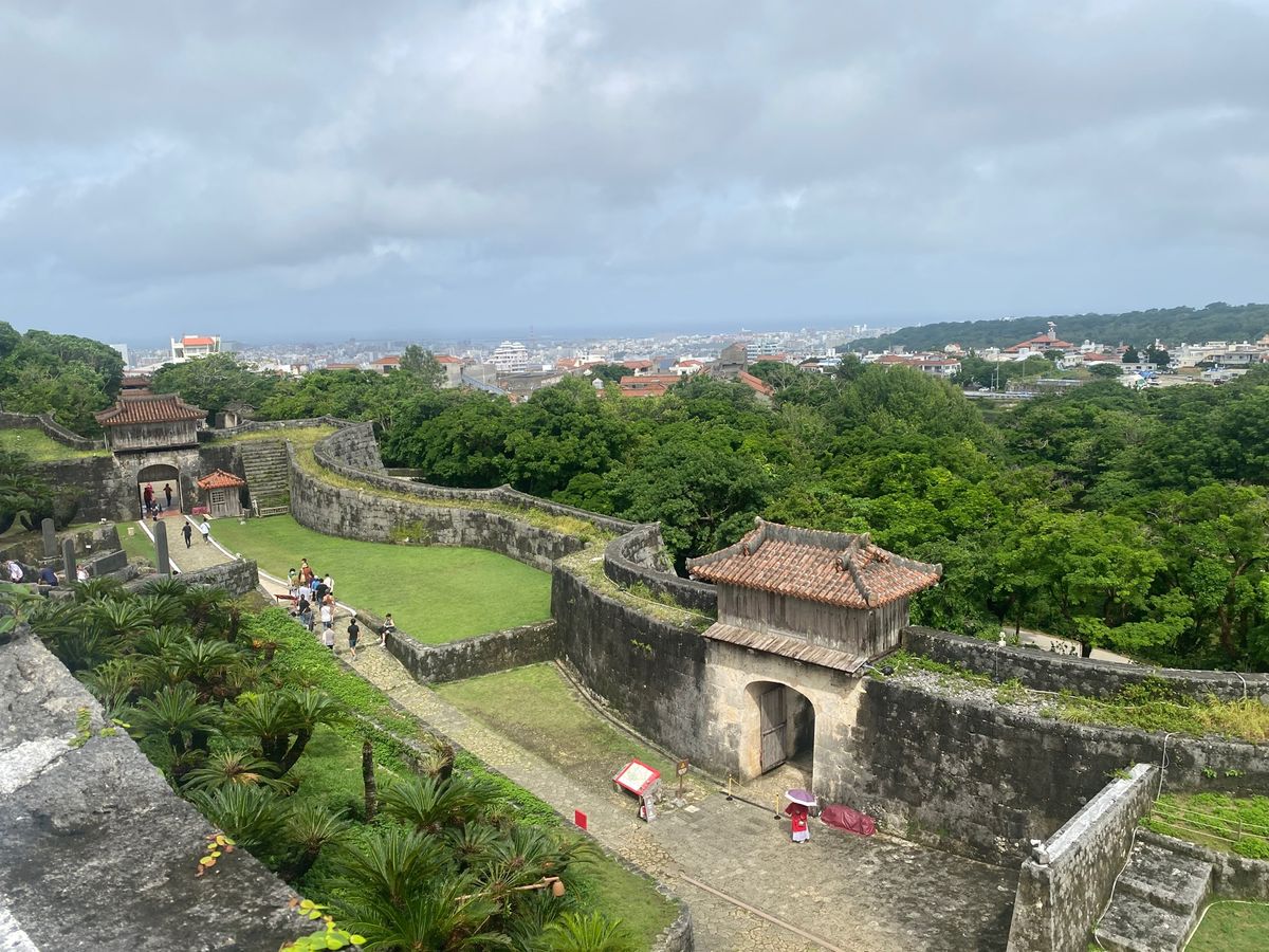 首里城に行きました。
台風🌀が逸れた為、天気は良好☀️