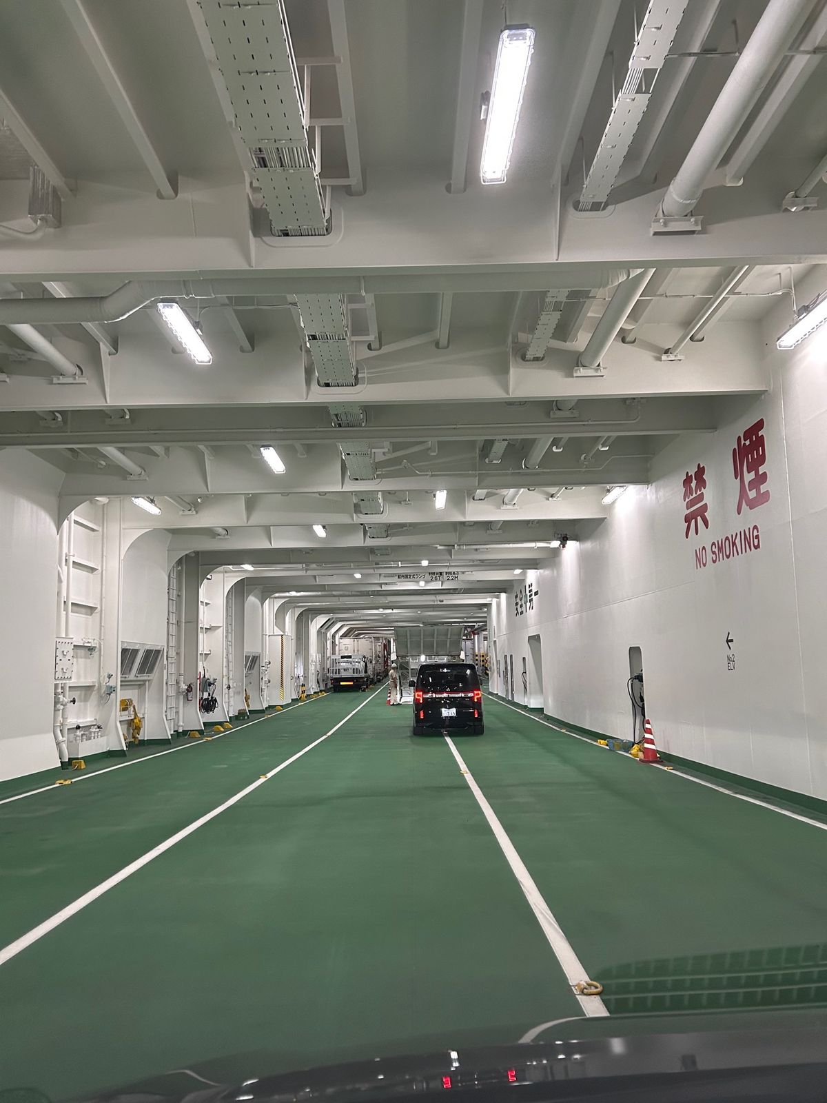 サンフラワー乗船