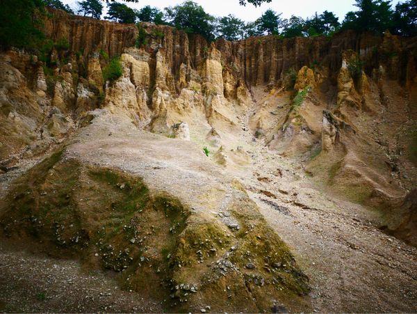日本・徳島県「四国1周旅行」の写真：阿波の土柱・眉山公園
