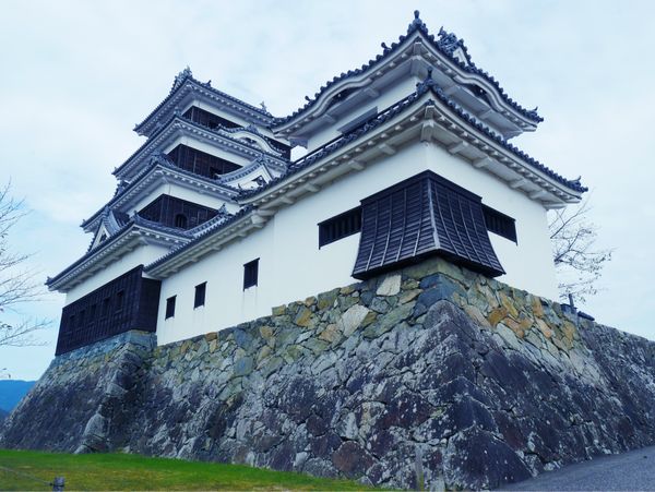 日本・徳島県「四国1周旅行」の写真：大洲城