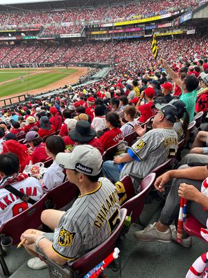 ２日目もズムスタ🏟️へ

私の隣に座っていた知人の右肩にファウルボールが当...