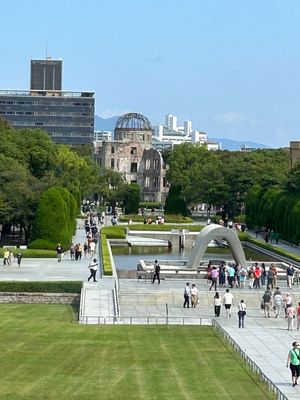 ２日目は原爆ドーム、平和記念公園、平和記念資料館へ

自身３度目の訪問でし...