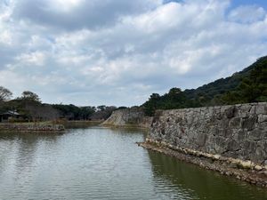 山口県萩
●大板山たたら製鉄所跡（世界遺産）
●萩城天守閣跡
●毛利輝元像...