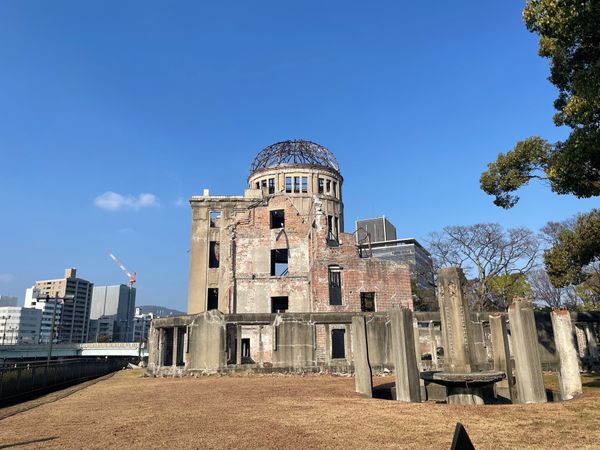 日本・宮島「2023年末・広島・宮島・岩国旅行」の写真：平和記念公園へ。原爆ドームなどを見学。