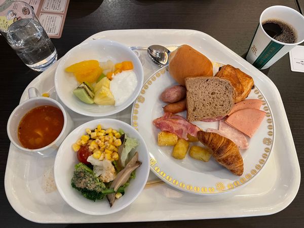 日本・宮島「2023年末・広島・宮島・岩国旅行」の写真：ホテルの朝食はビュッフェスタイル。美味し...