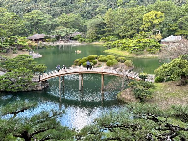 日本・徳島県「香川徳島」の写真：栗林公園