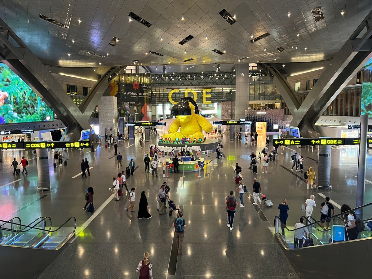 ハマド国際空港の庭園がすごい