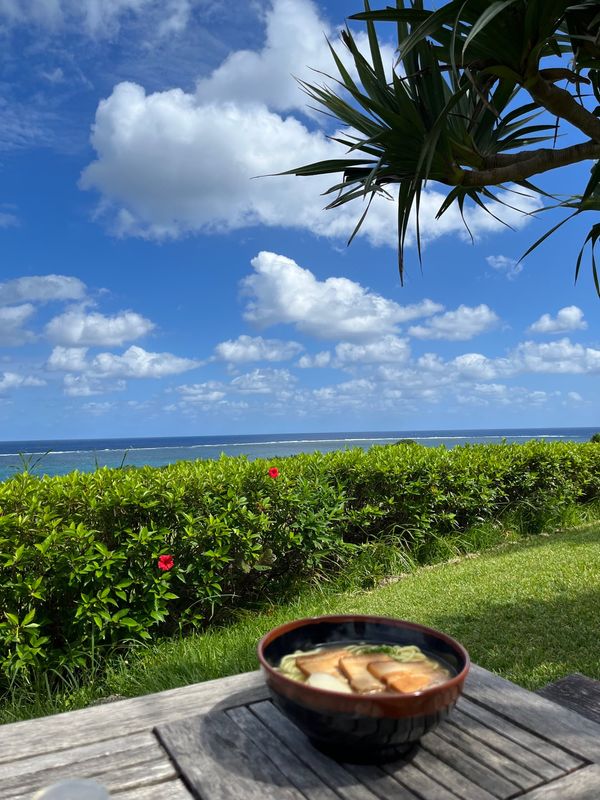 日本・石垣島「石垣島」の写真：最後は巨大ブランコと絶景ランチで締め。
...