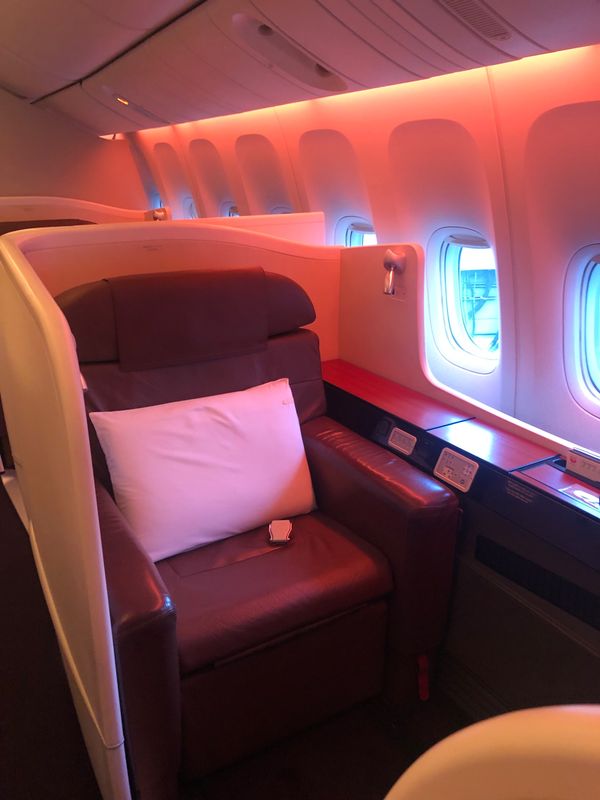 アメリカ(米国)・サンフランシスコ「2023.10SFO」の写真：いつもの席に座りました♪