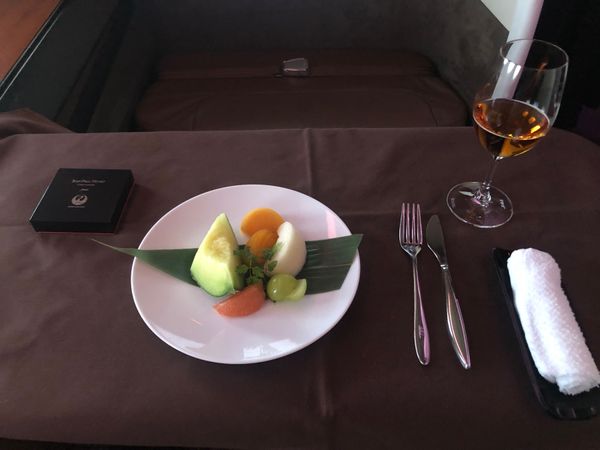 アメリカ(米国)・サンフランシスコ「2023.10SFO」の写真：お食事はとおススメされましたが、さっぱり...