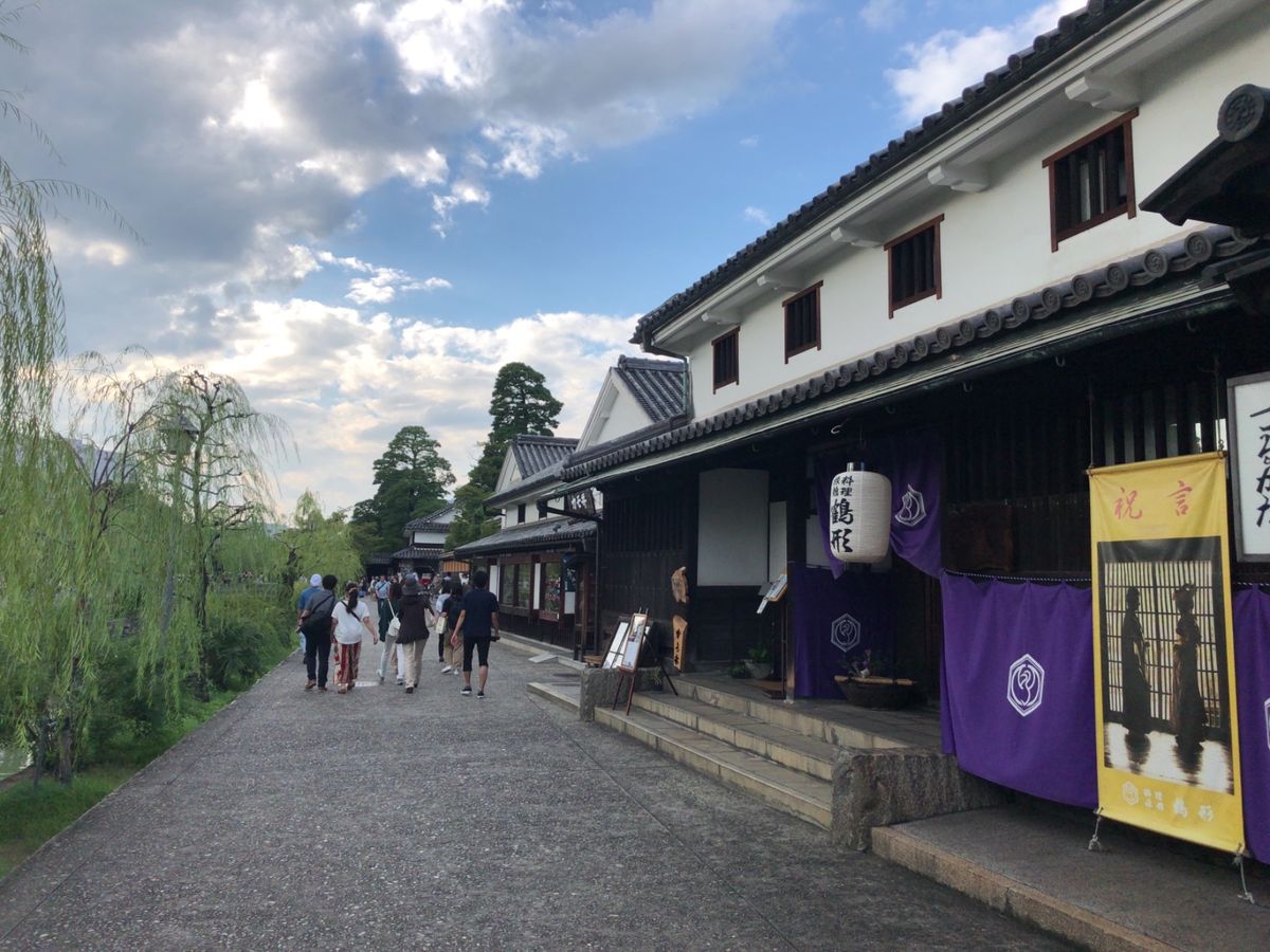 瀬戸大橋を通って倉敷へ