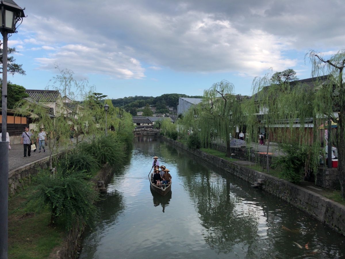 瀬戸大橋を通って倉敷へ