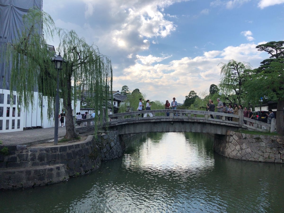 瀬戸大橋を通って倉敷へ