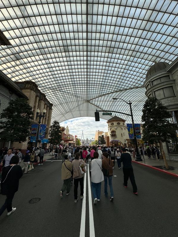 日本・USJ「急遽日帰りUSJ!!」の写真：USJに到着！
4時起き、6時始発の新幹...