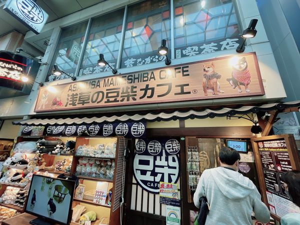 日本・東京都「東京旅行🗼」の写真：浅草の豆柴カフェ🐕