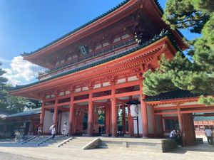 平安神宮と青空が素敵すぎた
利き抹茶にも挑戦🍵