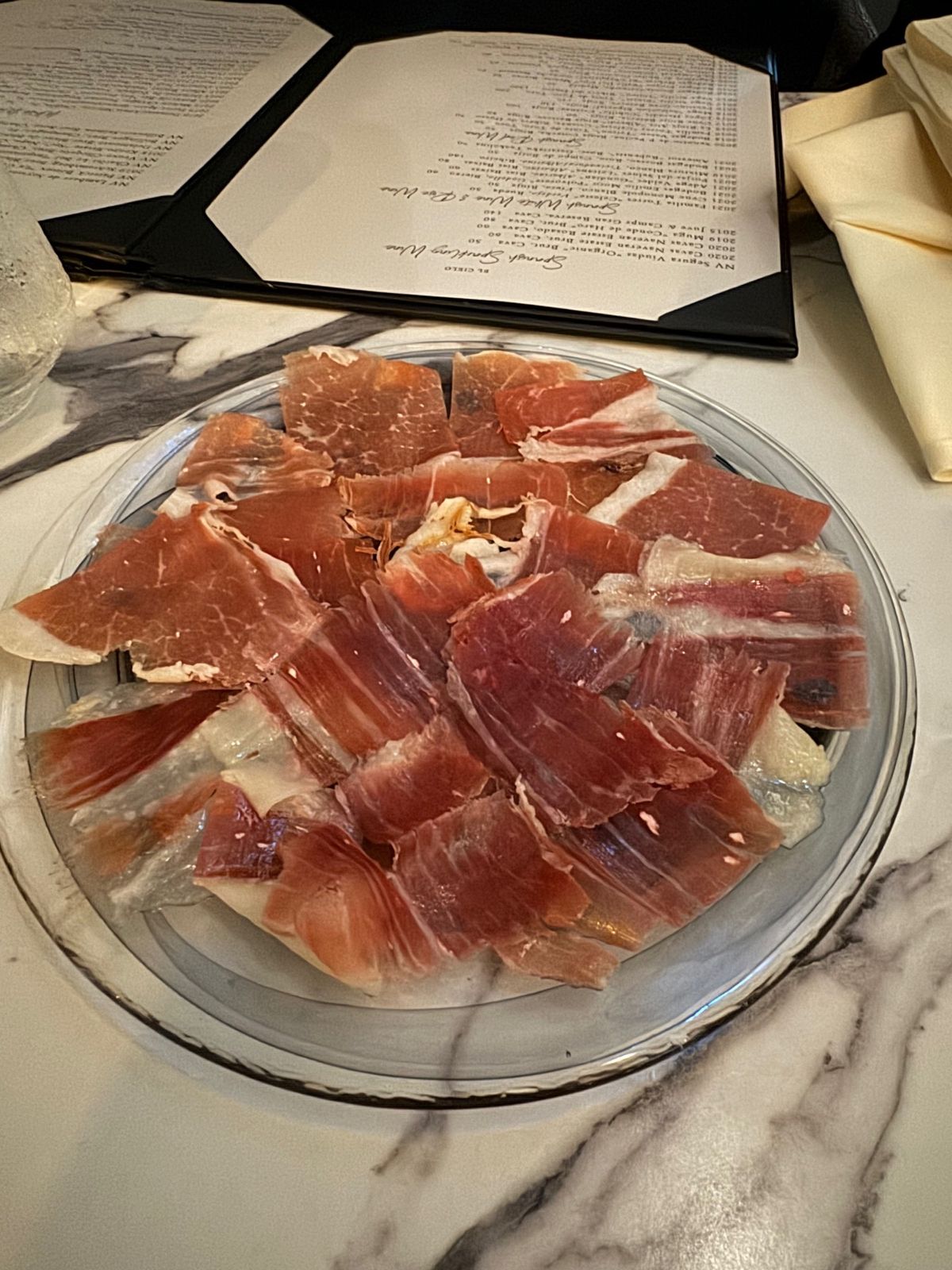 夜は昨夜と同じハワイの友達とスペイン料理「エルシエロ」へ。生ハムとパエリア...