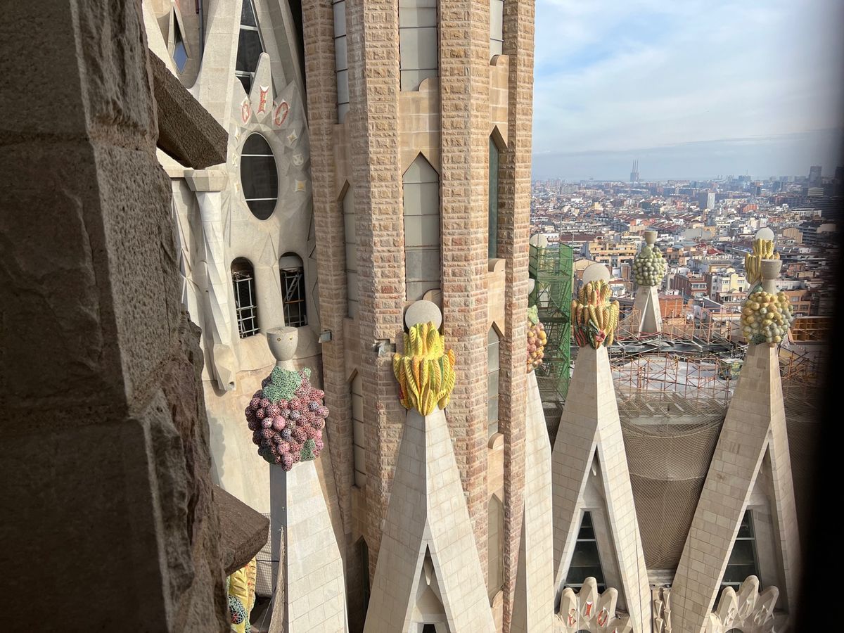 スペイン🇪🇸パルセロナ
サグラダ・ファミリア（世界遺産）
●登塔した時に、...