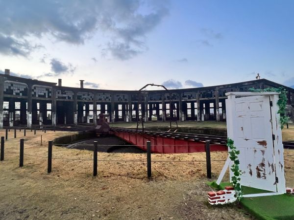 日本・大分県「九州旅行（大分）」の写真：旧豊後森機関車庫